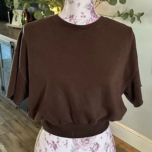 Forever 21 Brown Crop Top